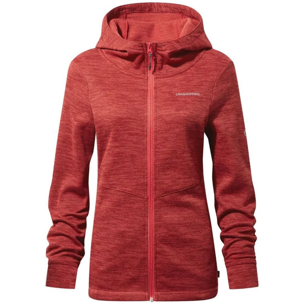 Women's Craghoppers Vector Zip Jacket Size US 8 Medium UK 12 EU 38 Red Hooded - Picture 7 of 7